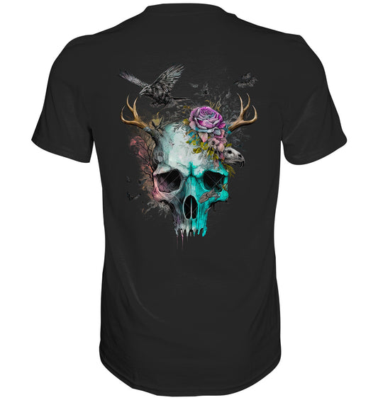 Flowerskull Art  I - Premium Shirt