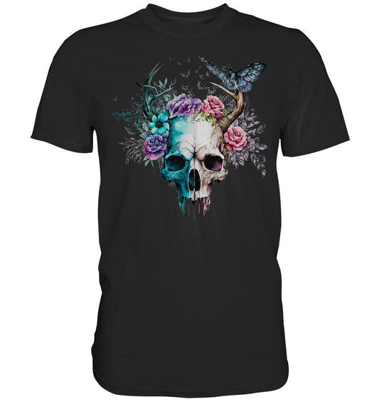 Flowerskull Art V - Premium Shirt