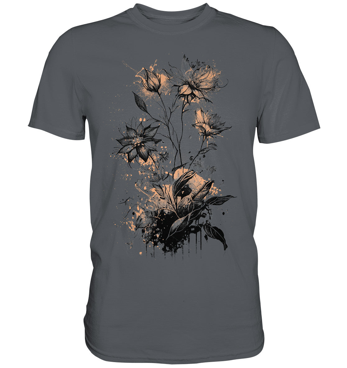 Flowers Peachpuff spots - Premium Shirt