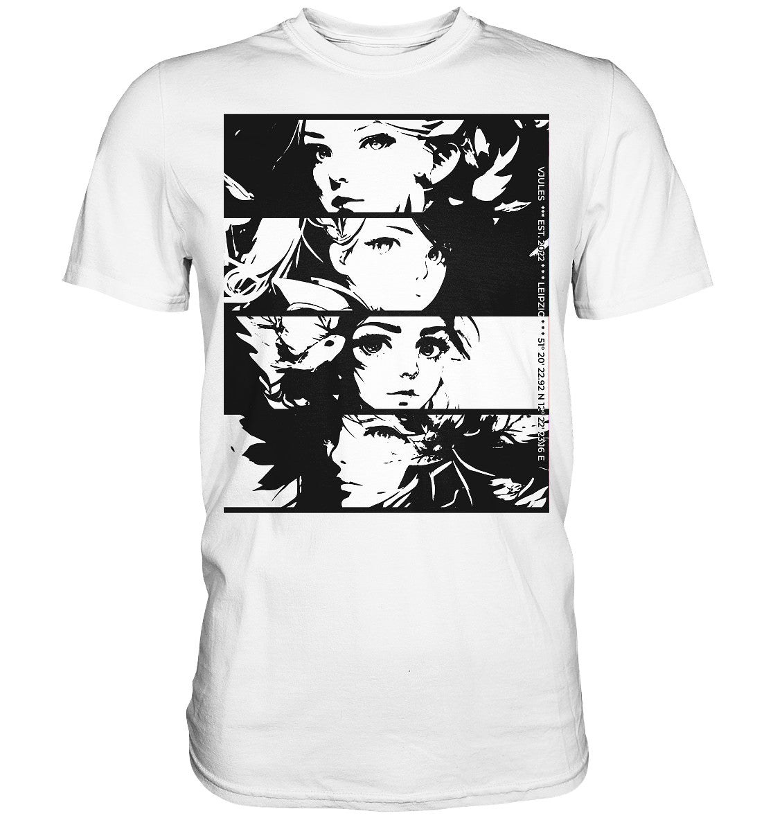 Girls Manga Style - Premium Shirt