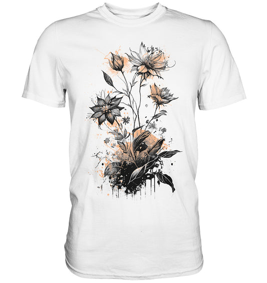 Flowers Peachpuff spots - Premium Shirt