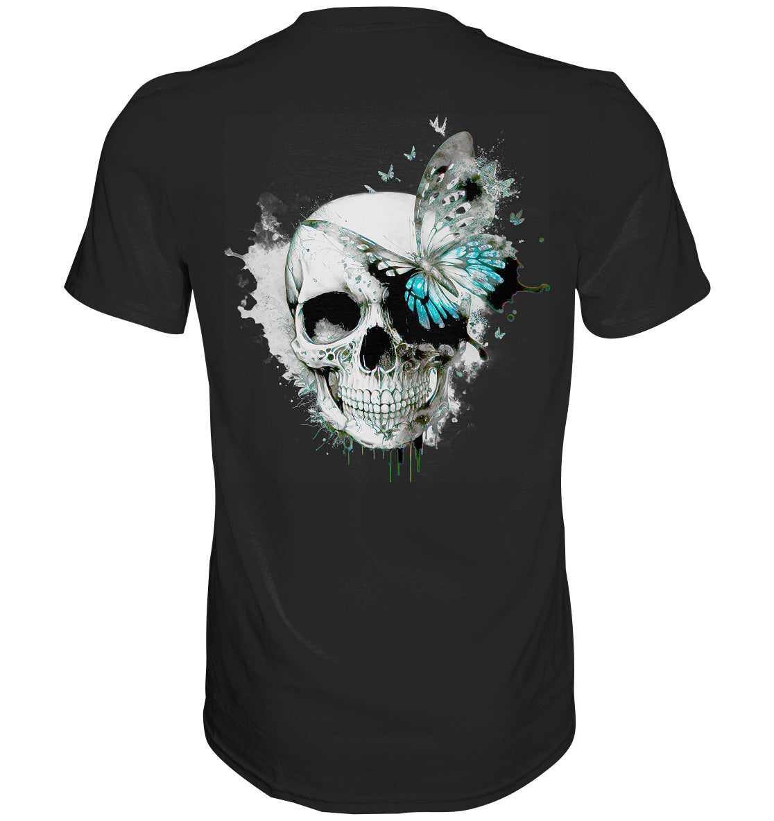 Flowerskull Backcover Art  IV - Premium Shirt