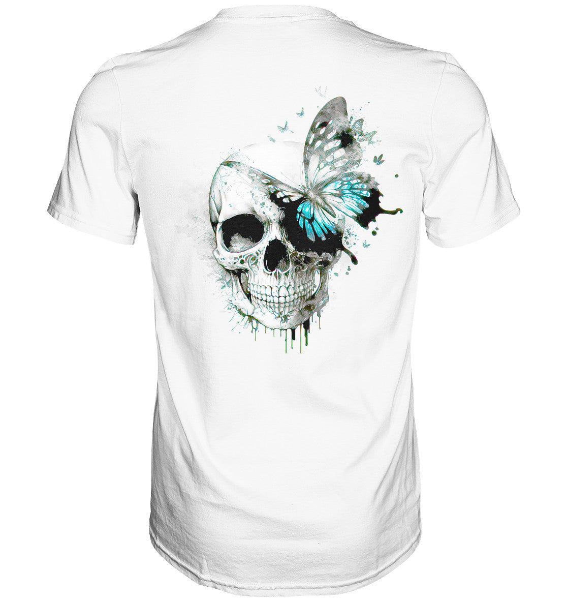 Flowerskull Backcover Art  IV - Premium Shirt