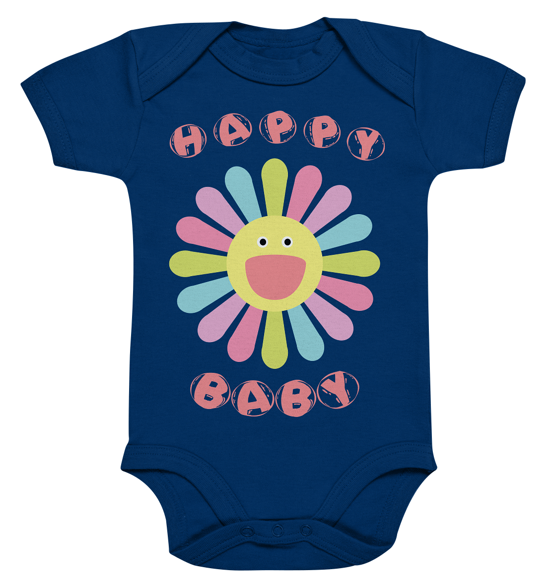 Happy Baby - BIO Kurzarmbody - Organic Baby Bodysuite - vjules.de