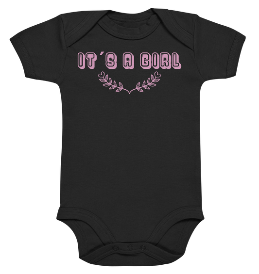 It´s a girl - BIO Kurzarmbody - Organic Baby Bodysuite - vjules.de