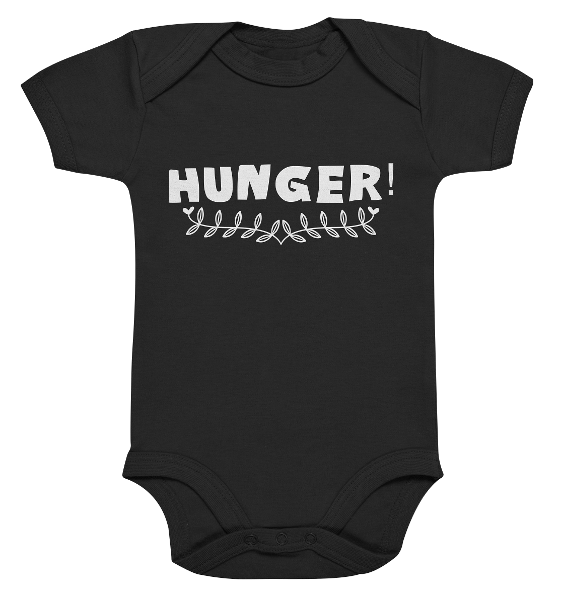 Hunger - BIO Kurzarmbody - Organic Baby Bodysuite - vjules.de