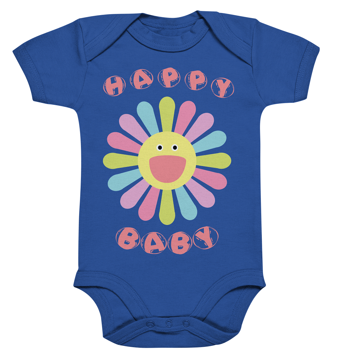 Happy Baby - BIO Kurzarmbody - Organic Baby Bodysuite - vjules.de