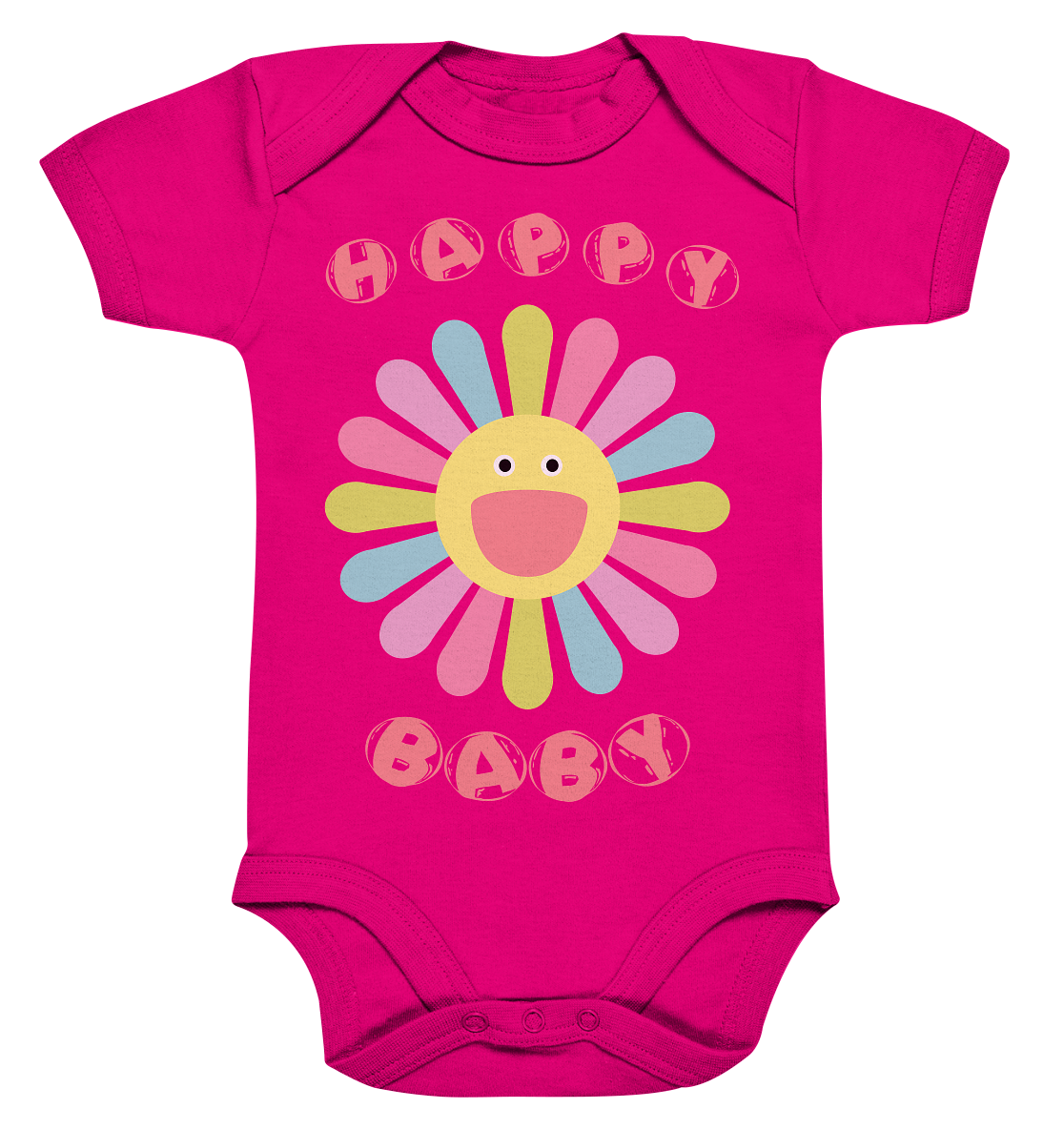 Happy Baby - BIO Kurzarmbody - Organic Baby Bodysuite - vjules.de