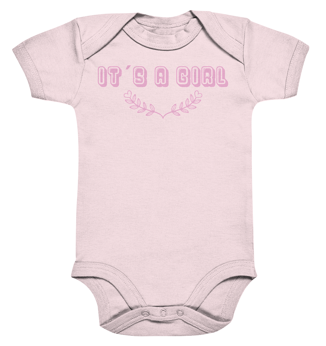 It´s a girl - BIO Kurzarmbody - Organic Baby Bodysuite - vjules.de