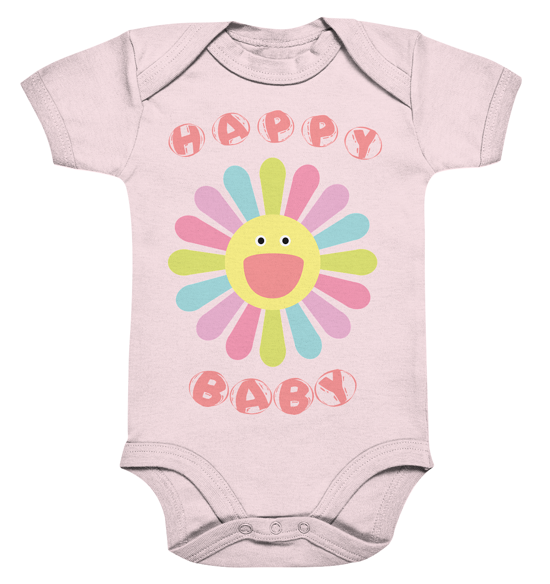 Happy Baby - BIO Kurzarmbody - Organic Baby Bodysuite - vjules.de