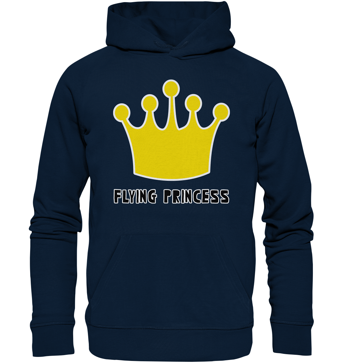 Flying Princess - Organic Basic Hoodie - vjules.de