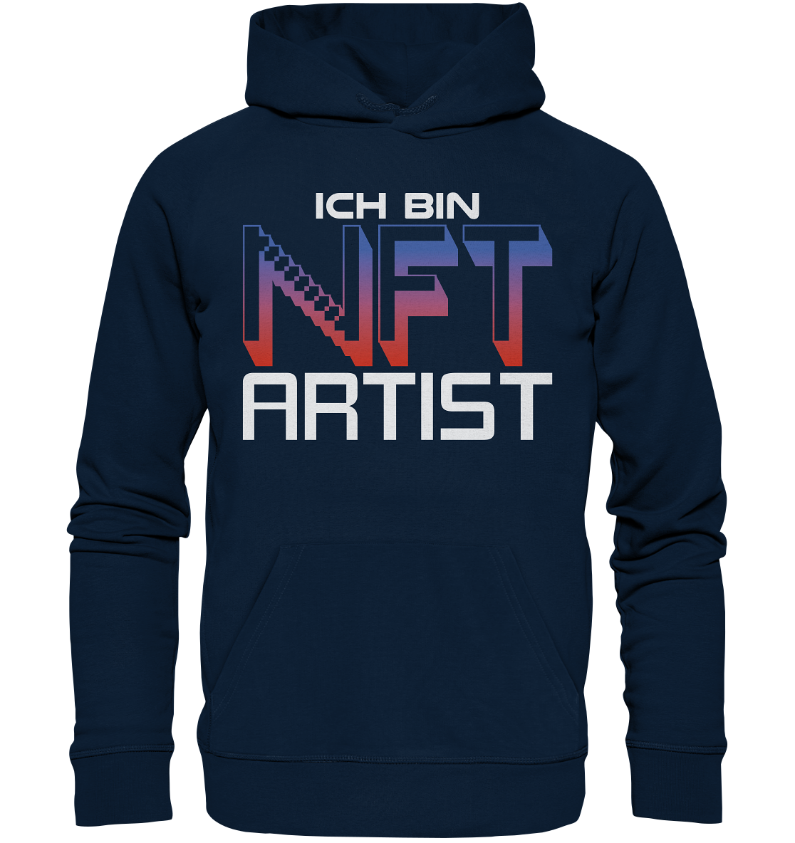 Ich bin NFT Artist - Organic Basic Hoodie - vjules.de