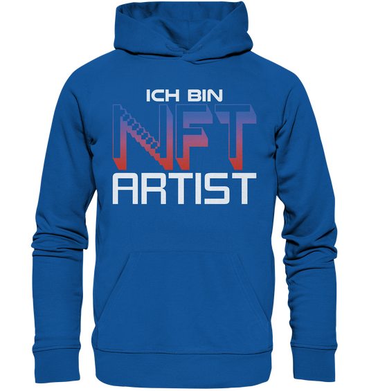 Ich bin NFT Artist - Organic Basic Hoodie - vjules.de