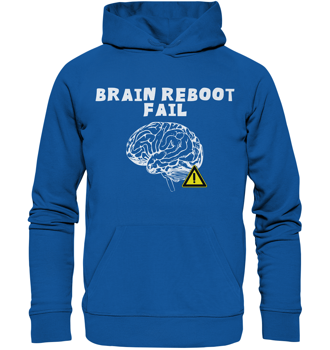 Brain reboot fail - Organic Basic Hoodie - vjules.de