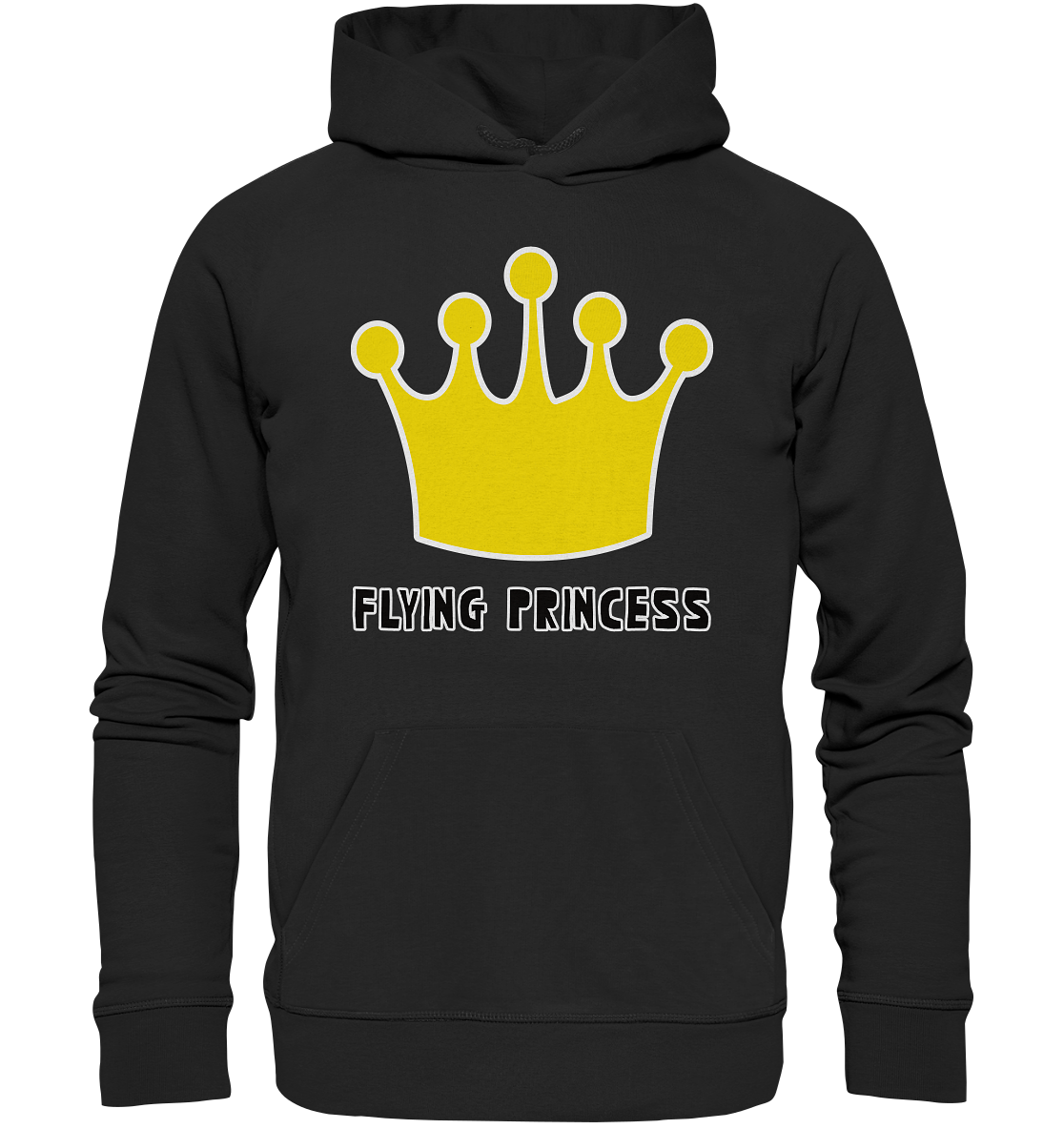 Flying Princess - Organic Basic Hoodie - vjules.de