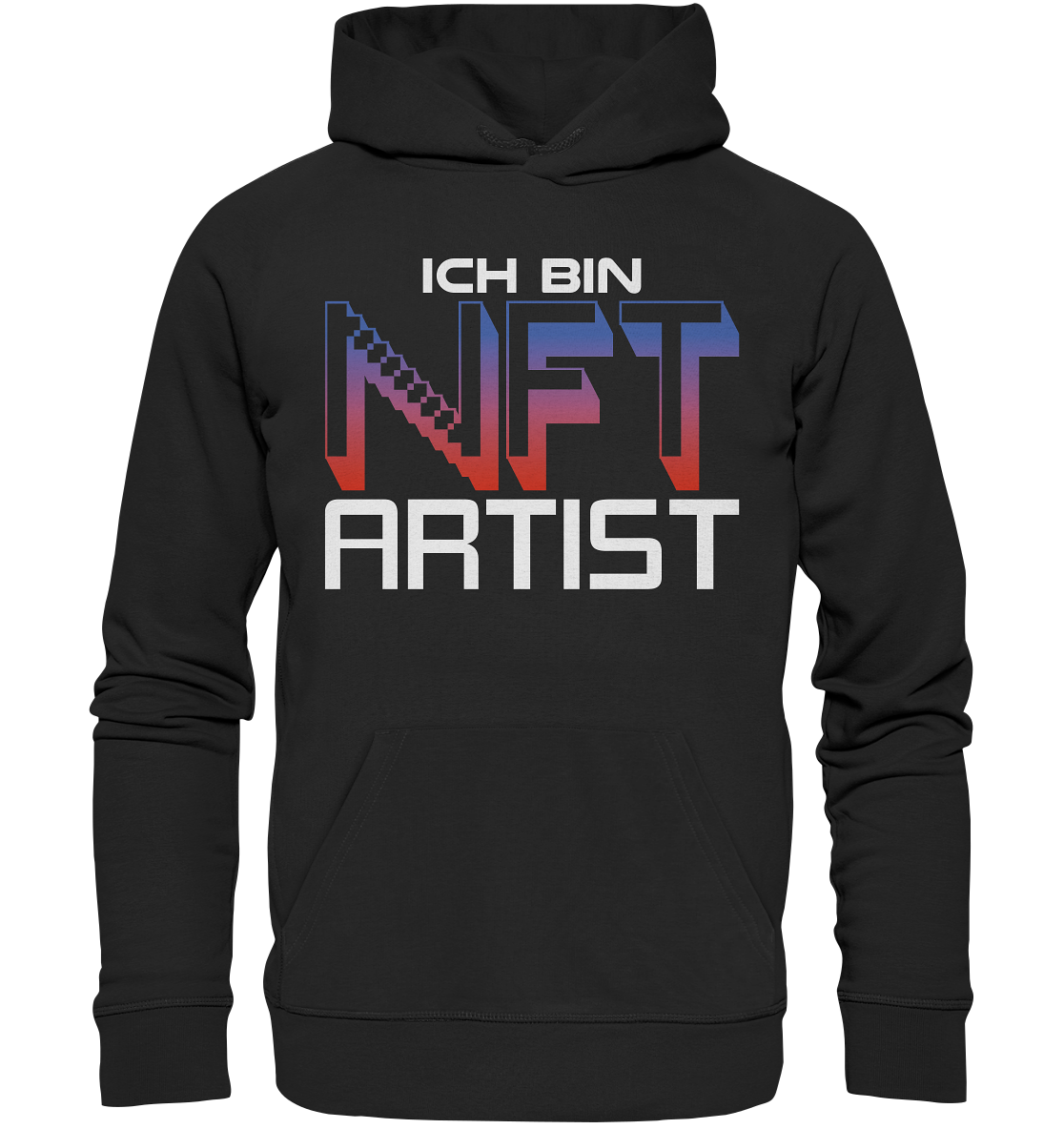 Ich bin NFT Artist - Organic Basic Hoodie - vjules.de