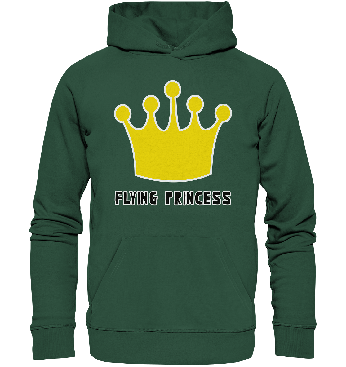 Flying Princess - Organic Basic Hoodie - vjules.de