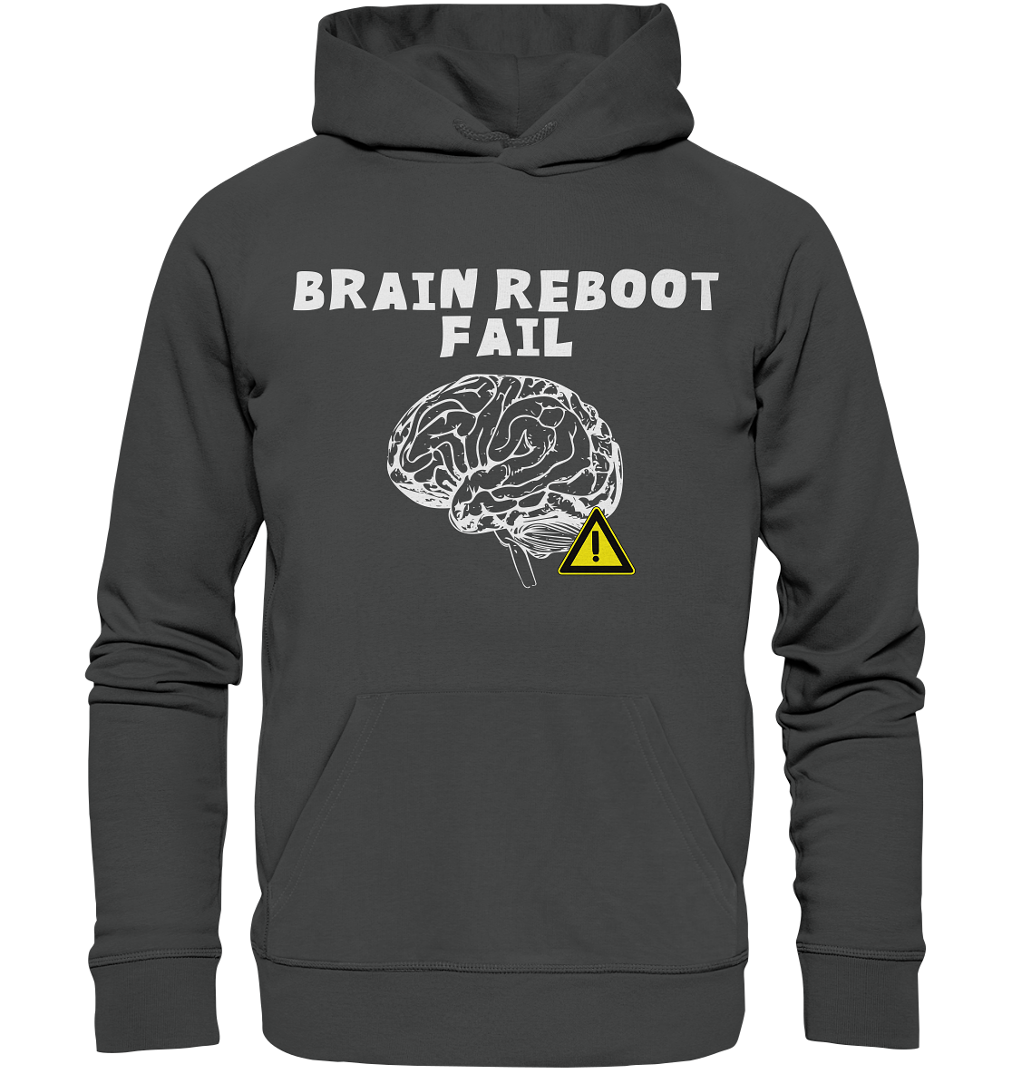 Brain reboot fail - Organic Basic Hoodie - vjules.de