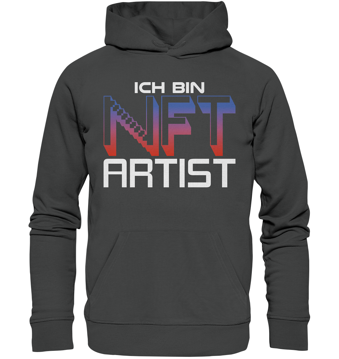 Ich bin NFT Artist - Organic Basic Hoodie - vjules.de