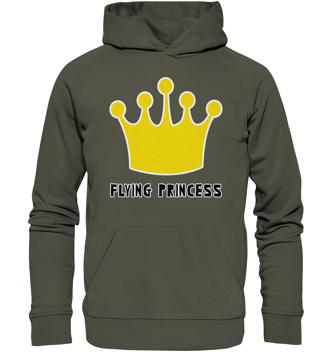 Flying Princess - Organic Basic Hoodie - vjules.de