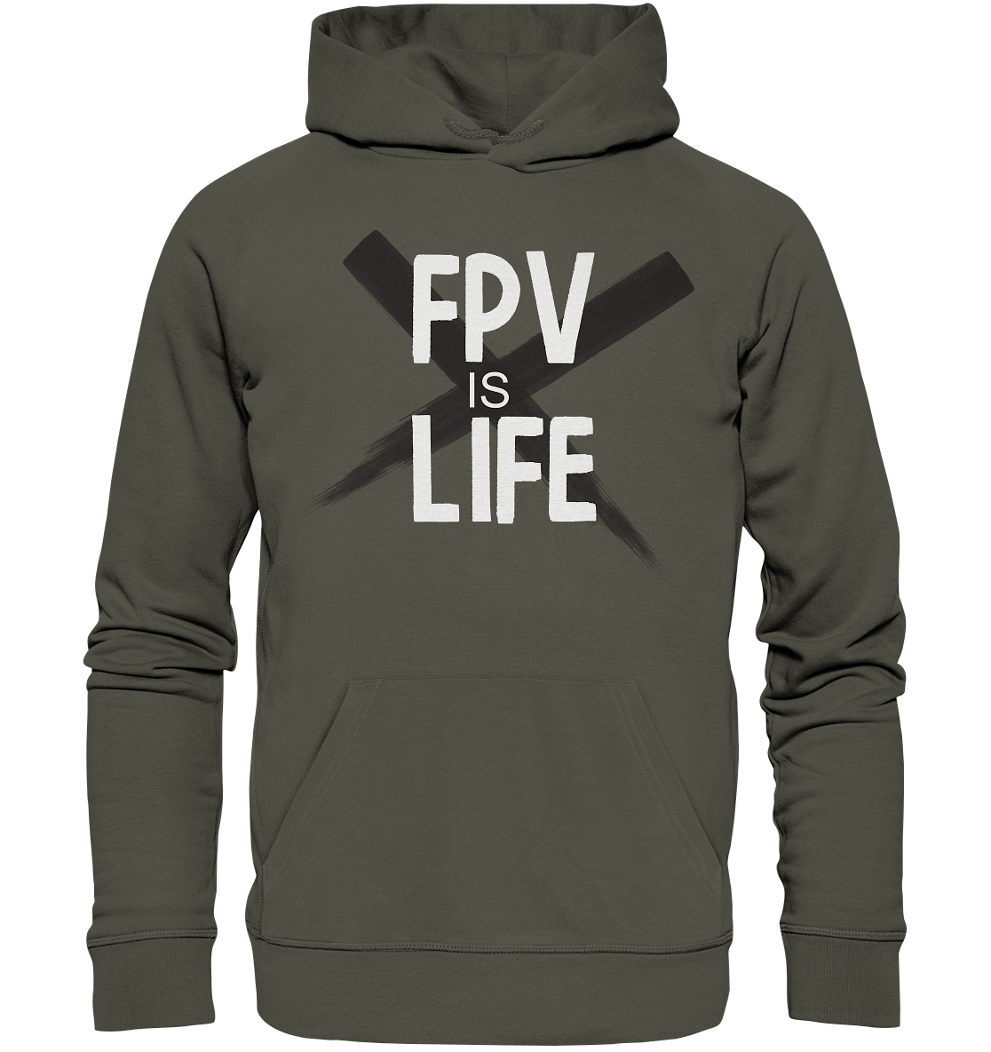 FPV is Life - Organic Basic Hoodie - vjules.de