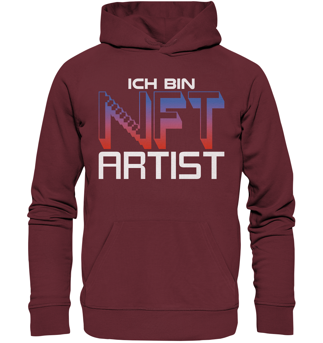 Ich bin NFT Artist - Organic Basic Hoodie - vjules.de