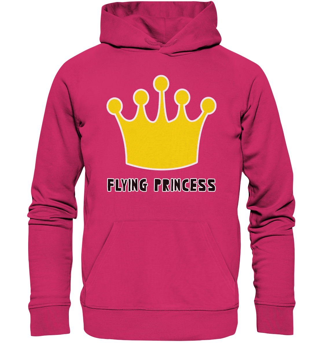 Flying Princess - Organic Basic Hoodie - vjules.de