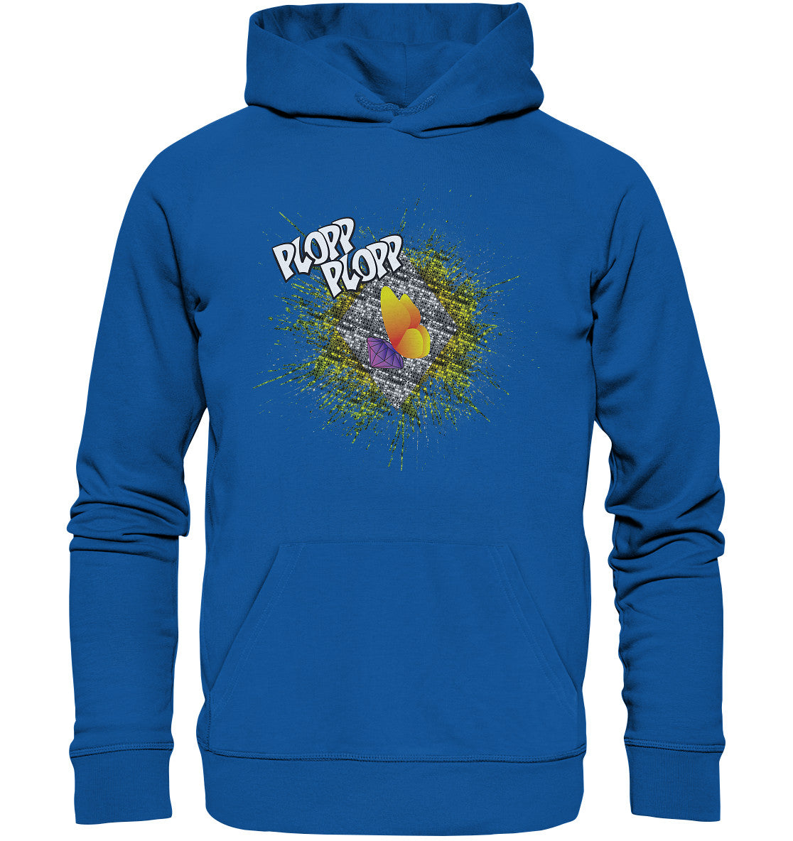 xCorp-SteinSucht-PLOPP-grün - Organic Hoodie - vjules.de