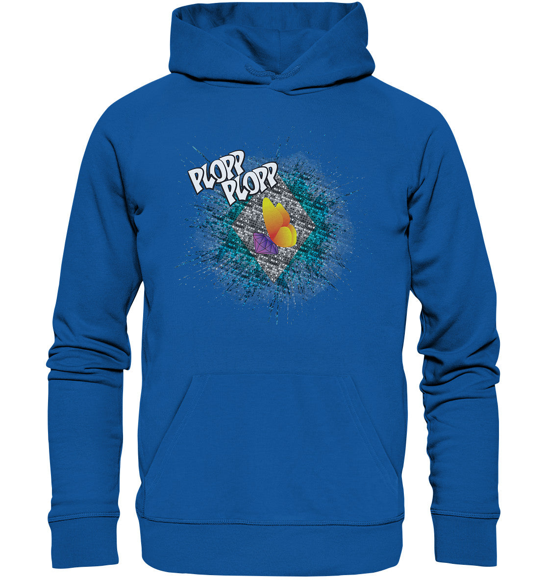 xCorp-SteinSucht-PLOPP-türkies - Organic Hoodie