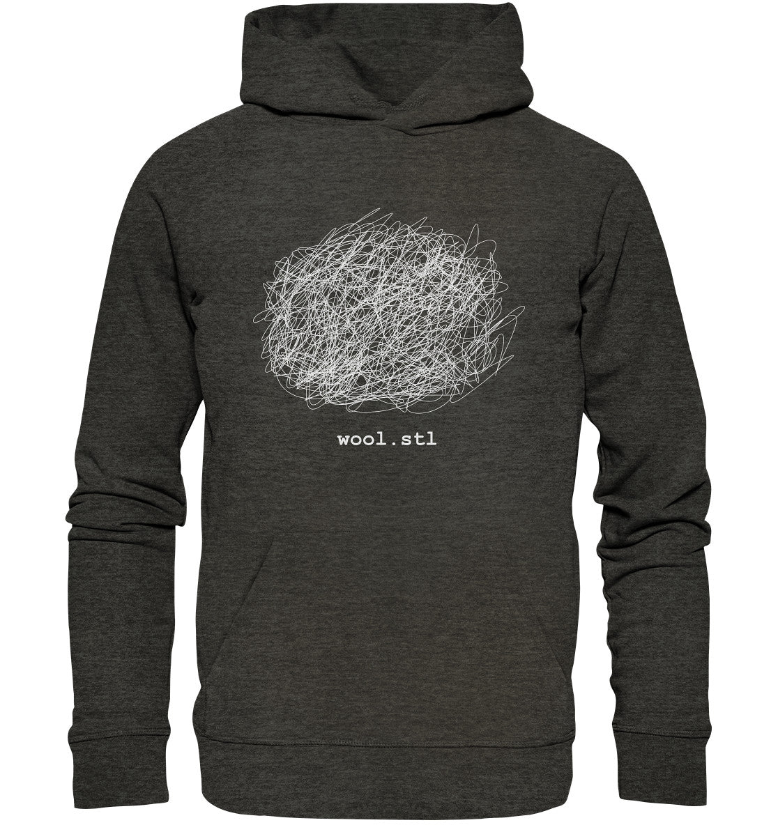 Wool.stl - 3d Drucker Design - Organic Hoodie