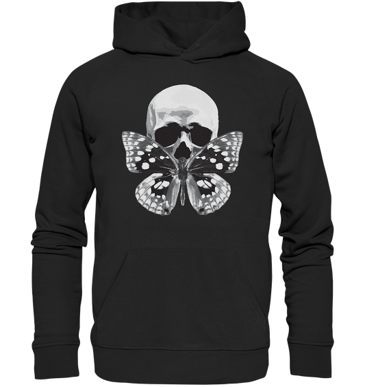 Butterfly Skull - Organic Hoodie - vjules.de