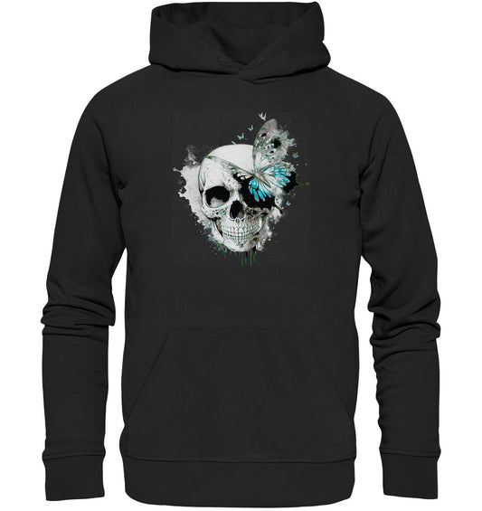 Flowerskull Art IV - Organic Hoodie