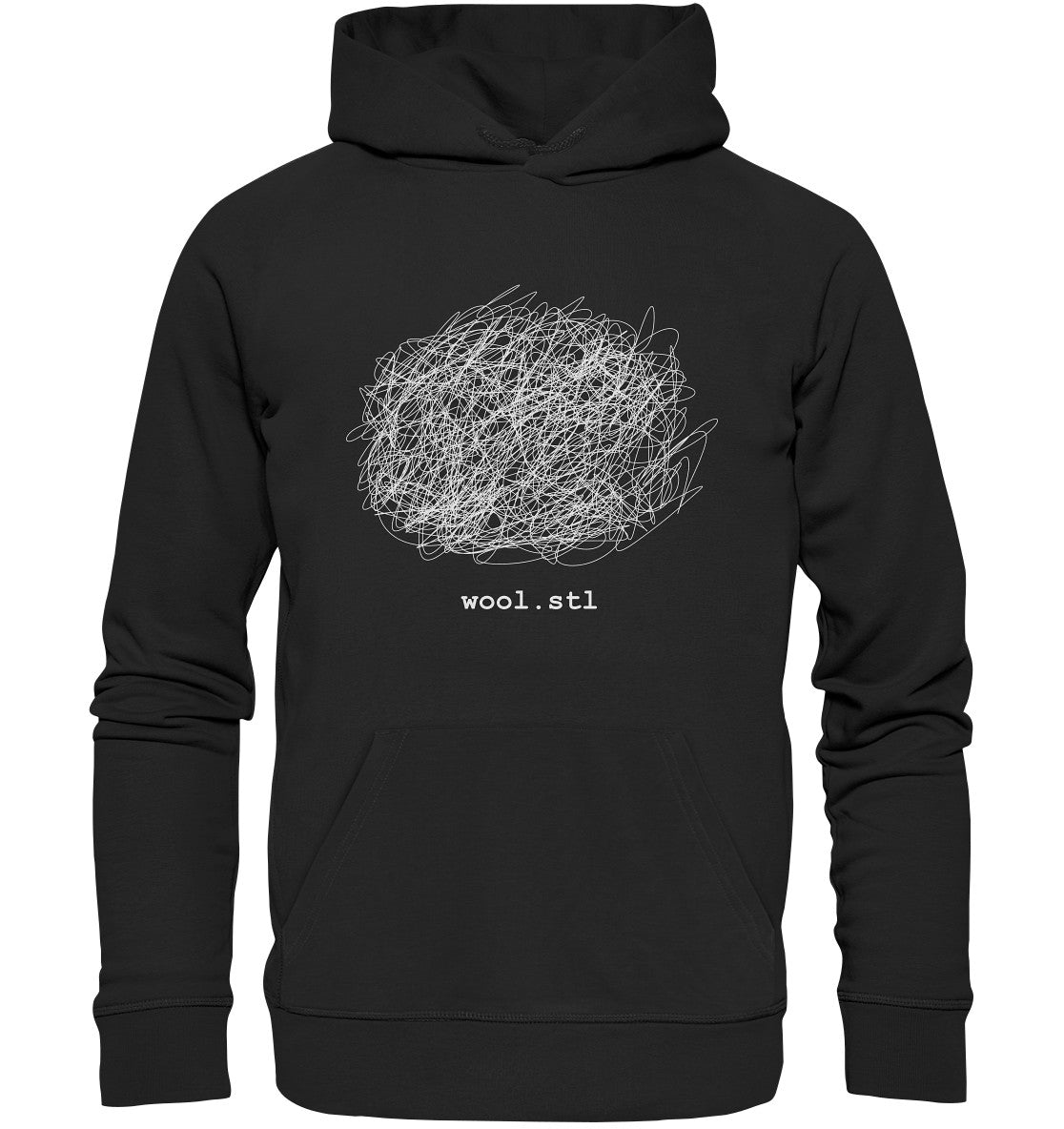 Wool.stl - 3d Drucker Design - Organic Hoodie