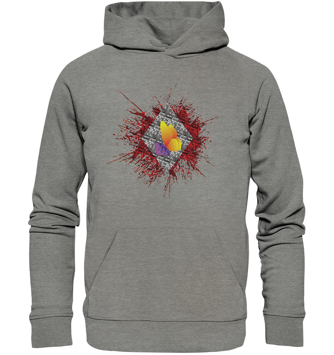 XCORP Steinchensuchti - Free Rot - Organic Hoodie