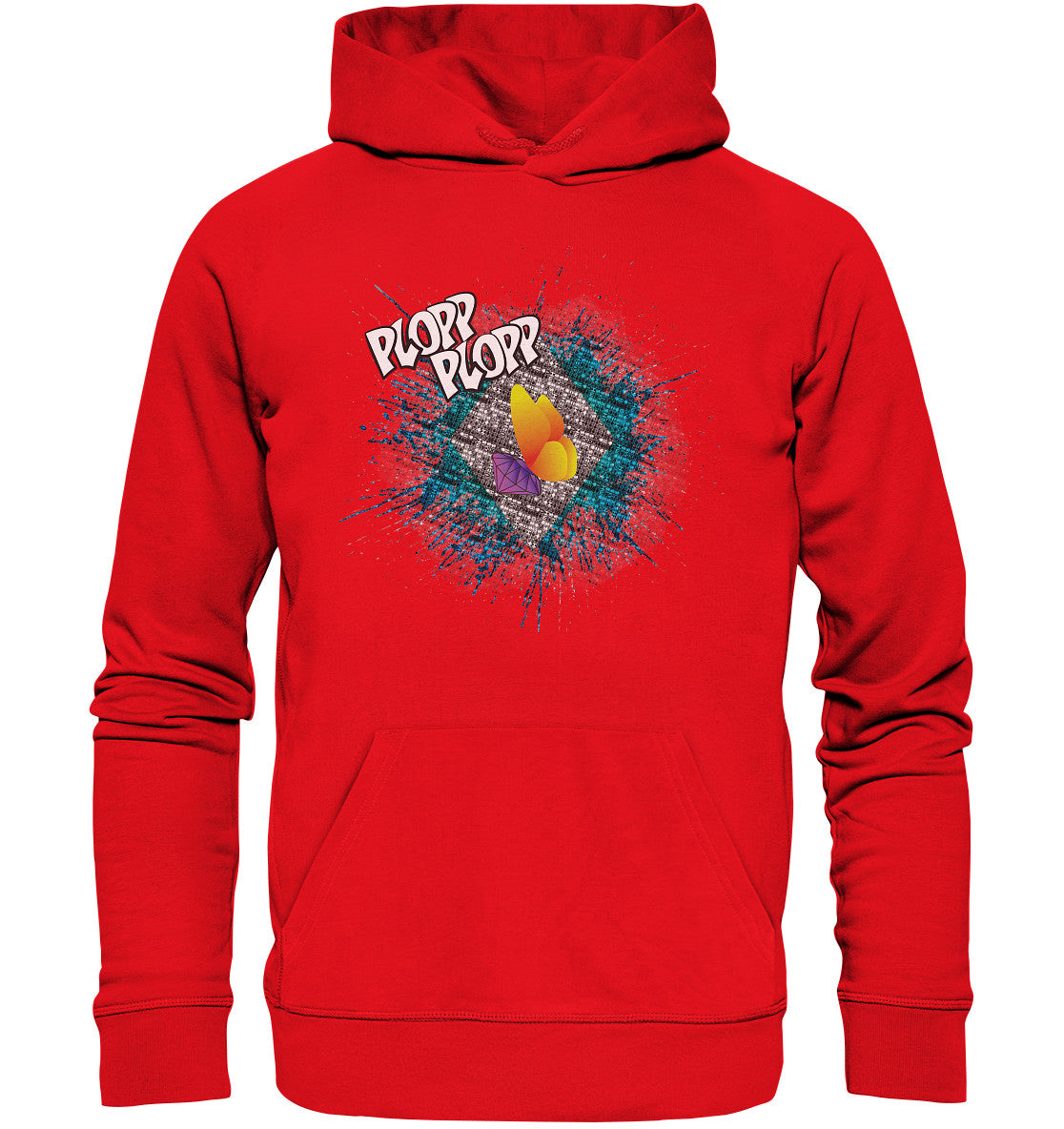 xCorp-SteinSucht-PLOPP-türkies - Organic Hoodie