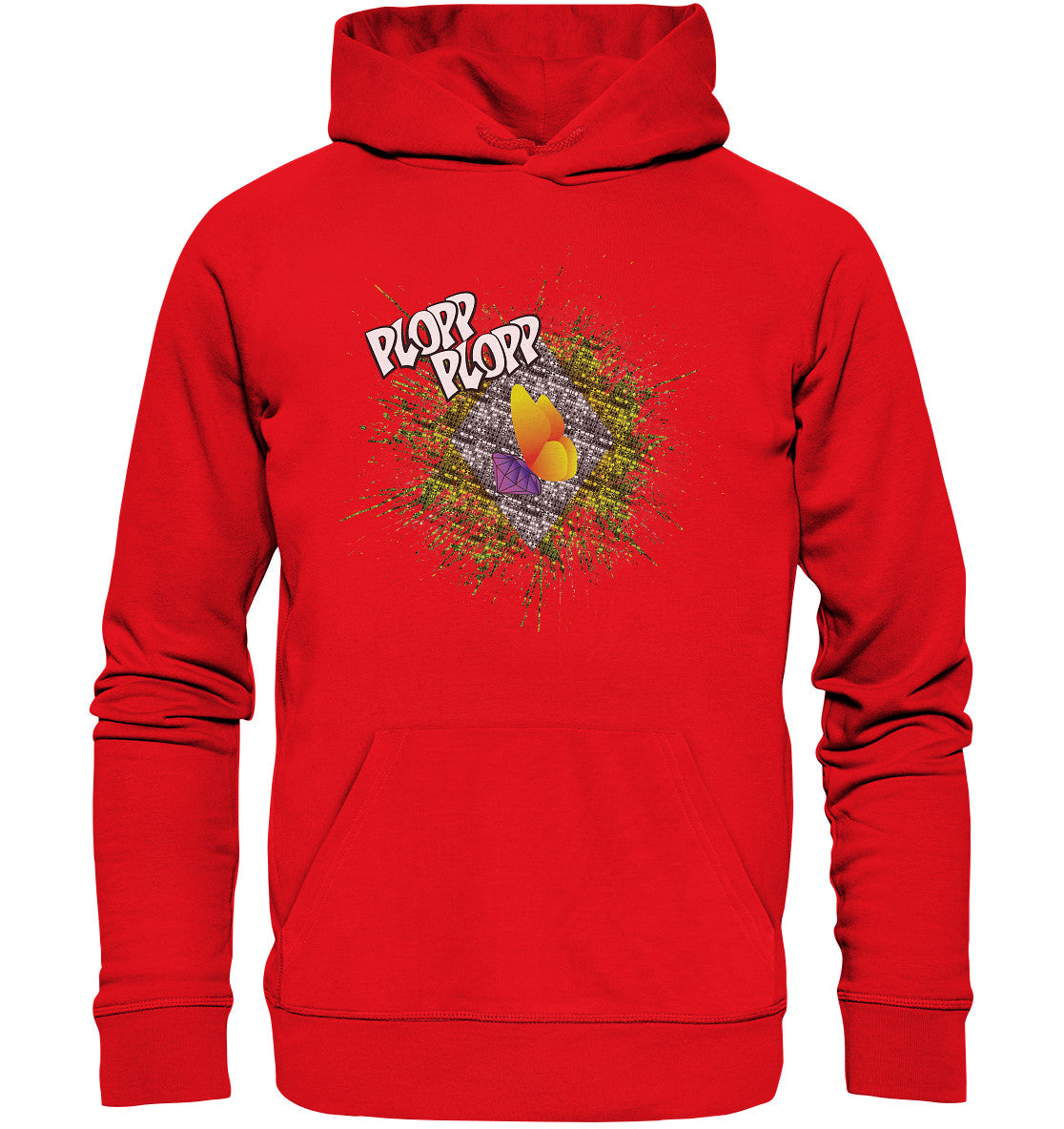 xCorp-SteinSucht-PLOPP-grün - Organic Hoodie - vjules.de