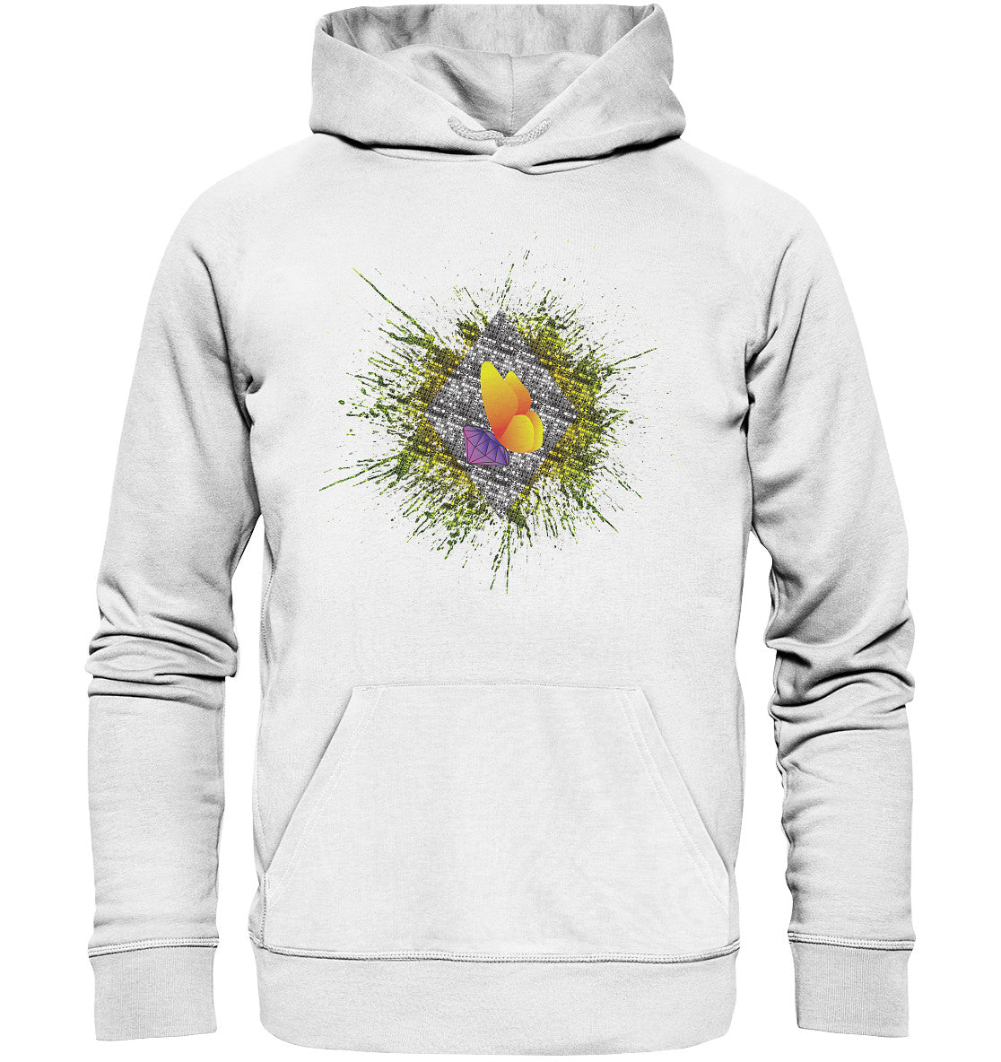 XCORP Steinchensuchti - Free Grün - Organic Hoodie