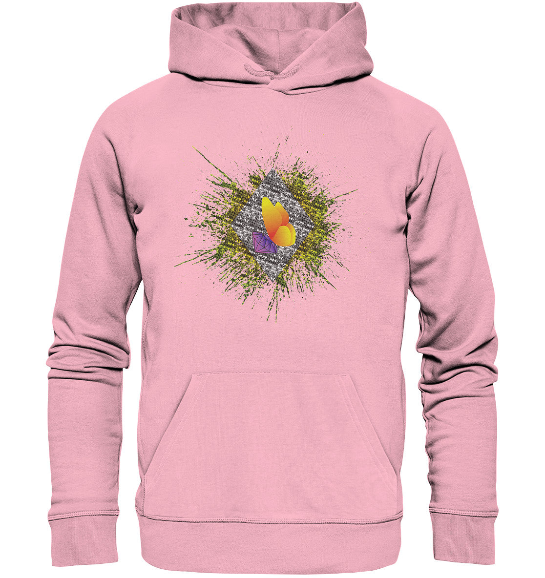 XCORP Steinchensuchti - Free Grün - Organic Hoodie