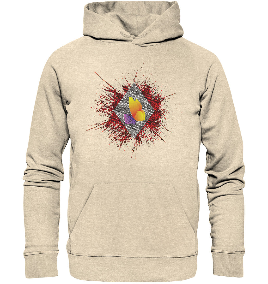 XCORP Steinchensuchti - Free Rot - Organic Hoodie