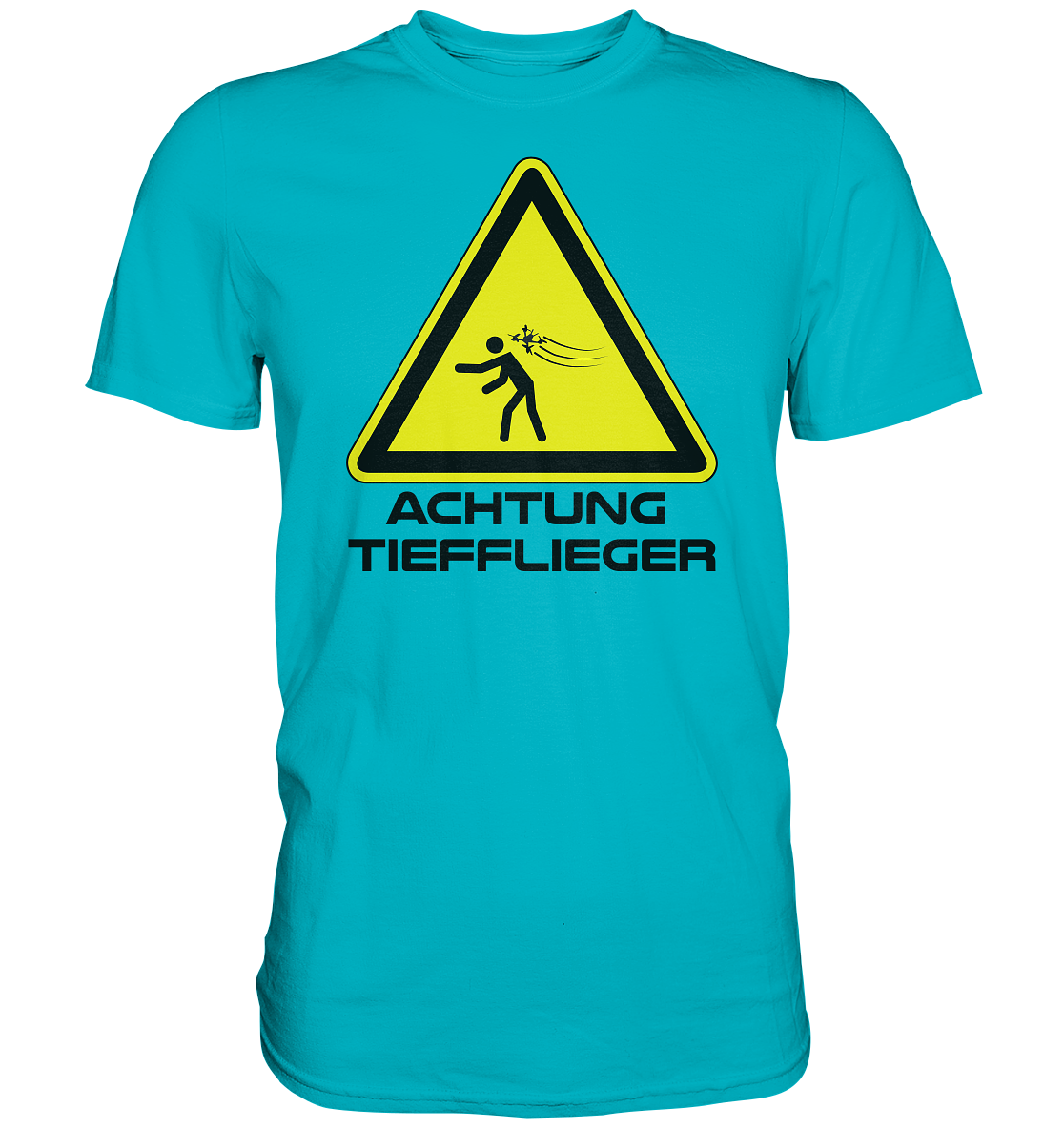 Achtung Tieflieger - Premium Shirt - vjules.de