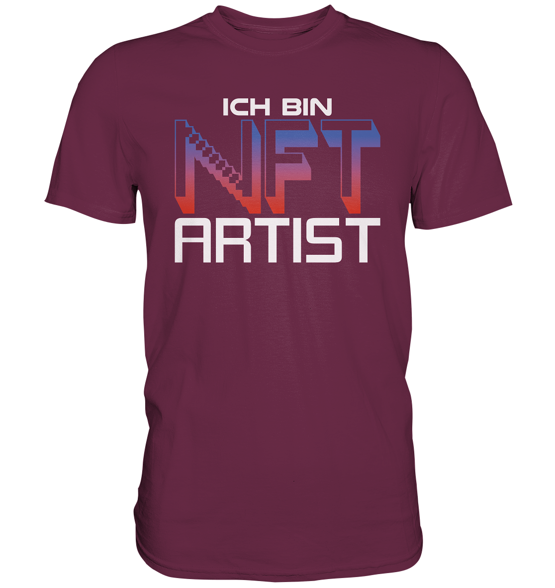 Ich bin NFT Artist - Premium Shirt - vjules.de