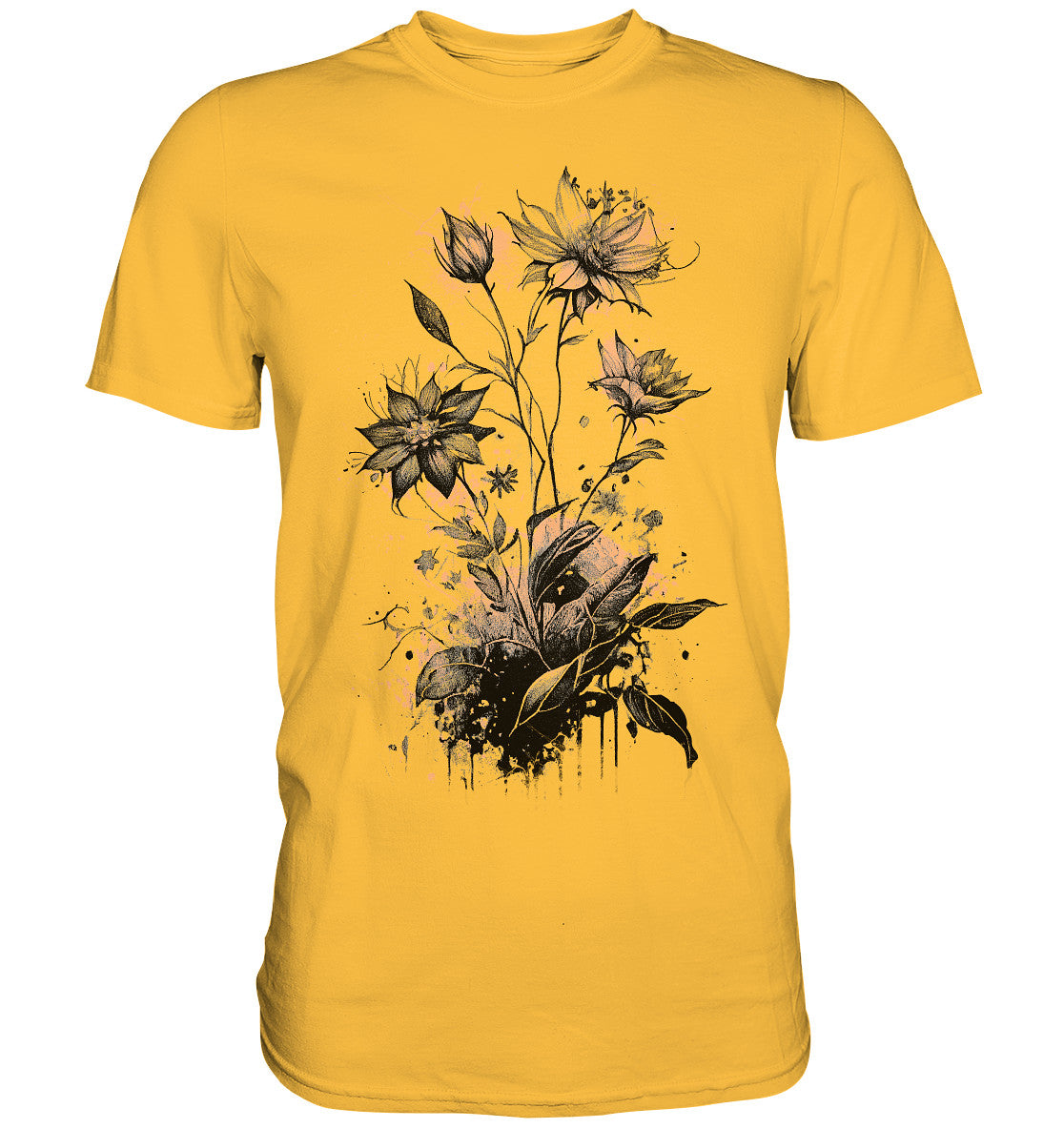 Flowers Peachpuff spots - Premium Shirt